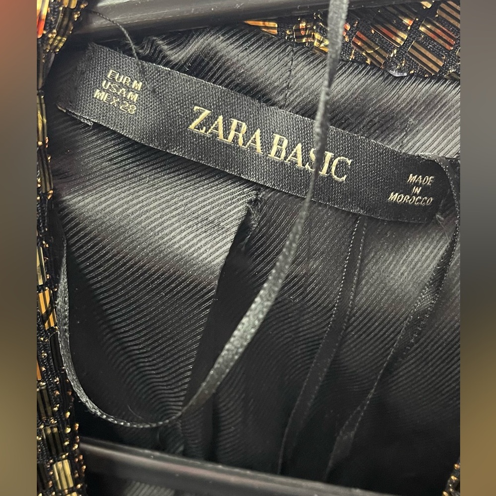 Zara Metallic Sequin Blazer - Picture 4 of 4